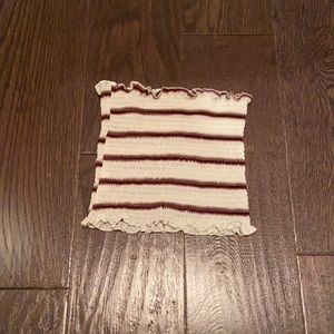 Very Stretchy Bandeau Ripped Top from Zaful.